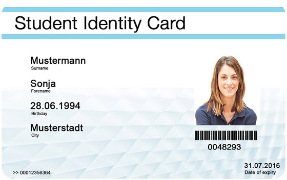 Falscher Studentenausweis bestellen - Fake Student ID Card buy - English